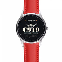 Thumbnail for COMAC C919 - Heritage - Leather Strap - Red Leather Strap
