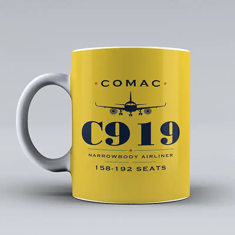 COMAC C919 - Heritage - Mug - Yellow