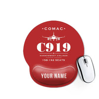 Thumbnail for COMAC C919 - Heritage + Name - Ergonomic Mouse Pad - Red