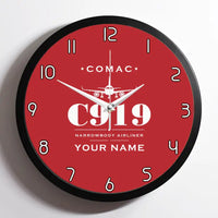 Thumbnail for COMAC C919 - Heritage + Name - Framed - Red