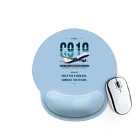 Thumbnail for COMAC C919 - Original - Ergonomic Mouse Pad - Light Blue