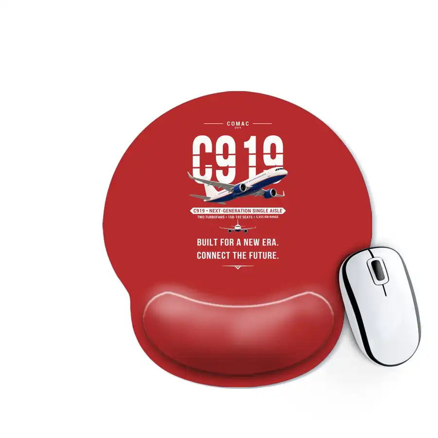 COMAC C919 - Original - Ergonomic Mouse Pad - Red