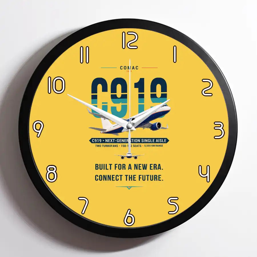 COMAC C919 - Original - Framed - Yellow