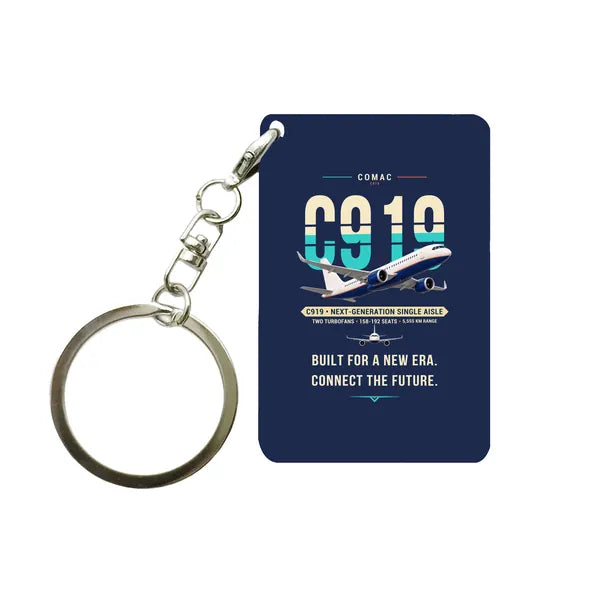 COMAC C919 - Original - Key Chain - Navy Blue