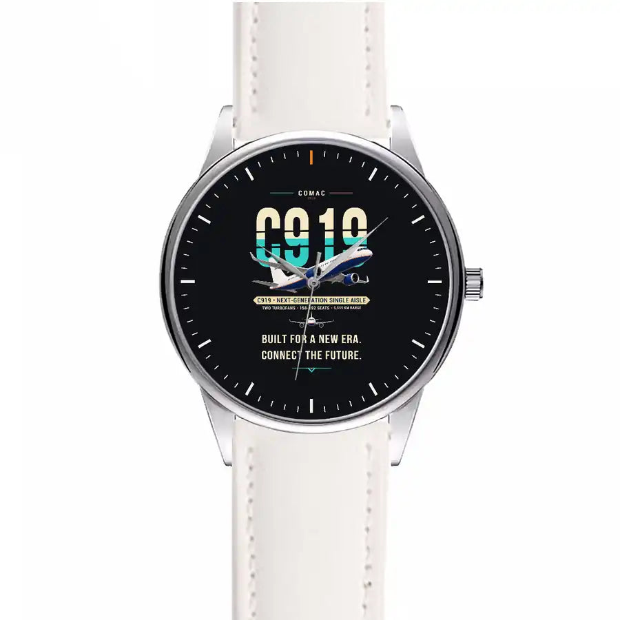 COMAC C919 - Original - Leather Strap - White Leather Strap