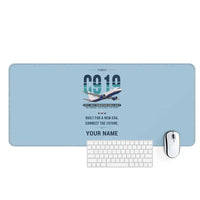Thumbnail for COMAC C919 - Original + Name - Desk Mat - Light Blue