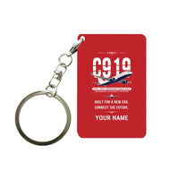 Thumbnail for COMAC C919 - Original + Name - Key Chain - Red