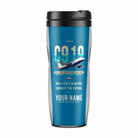 Thumbnail for COMAC C919 - Original + Name - Plastic (No Holder) - Light Blue