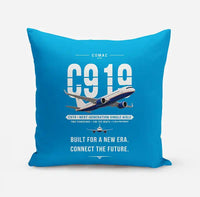 Thumbnail for COMAC C919 - Original - Pillow - Turquoise