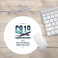 Thumbnail for COMAC C919 - Original - Round Mouse Pad - White