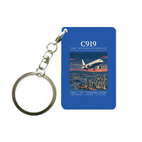 Thumbnail for COMAC C919 - Poster - Key Chain - Blue