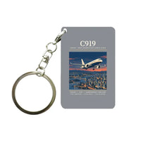 Thumbnail for COMAC C919 - Poster - Key Chain - Gray