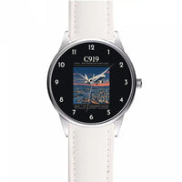Thumbnail for COMAC C919 - Poster - Leather Strap - White Leather Strap