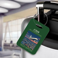 Thumbnail for COMAC C919 - Poster - Luggage Tag - Dark Green