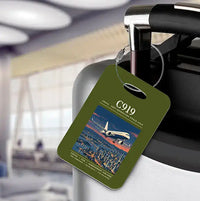 Thumbnail for COMAC C919 - Poster - Luggage Tag - Green Army