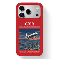 Thumbnail for COMAC C919 - Poster - MagSafe iPhone 17 Pro - Red