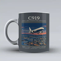 Thumbnail for COMAC C919 - Poster - Mug - Gray