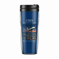 Thumbnail for COMAC C919 - Poster - Plastic (No Holder) - Blue