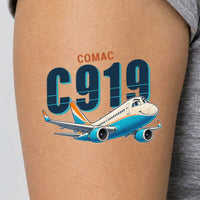 Thumbnail for COMAC C919 - Tattoo - Cartoon