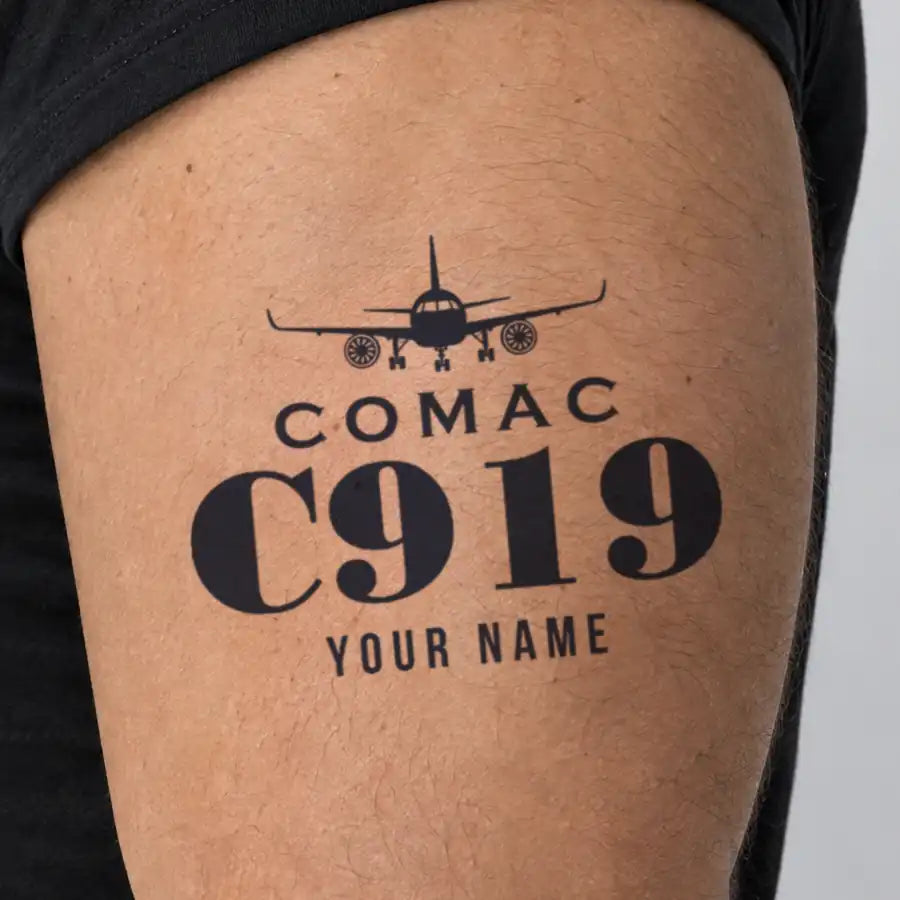 COMAC C919 - Tattoo - Heritage Navy + Name - Man