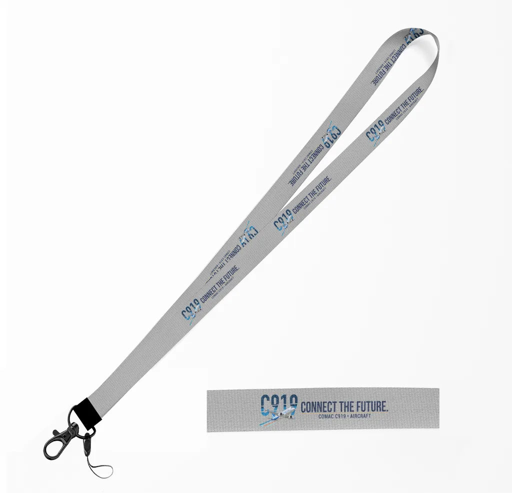 COMAC C919 lanyard - light gray
