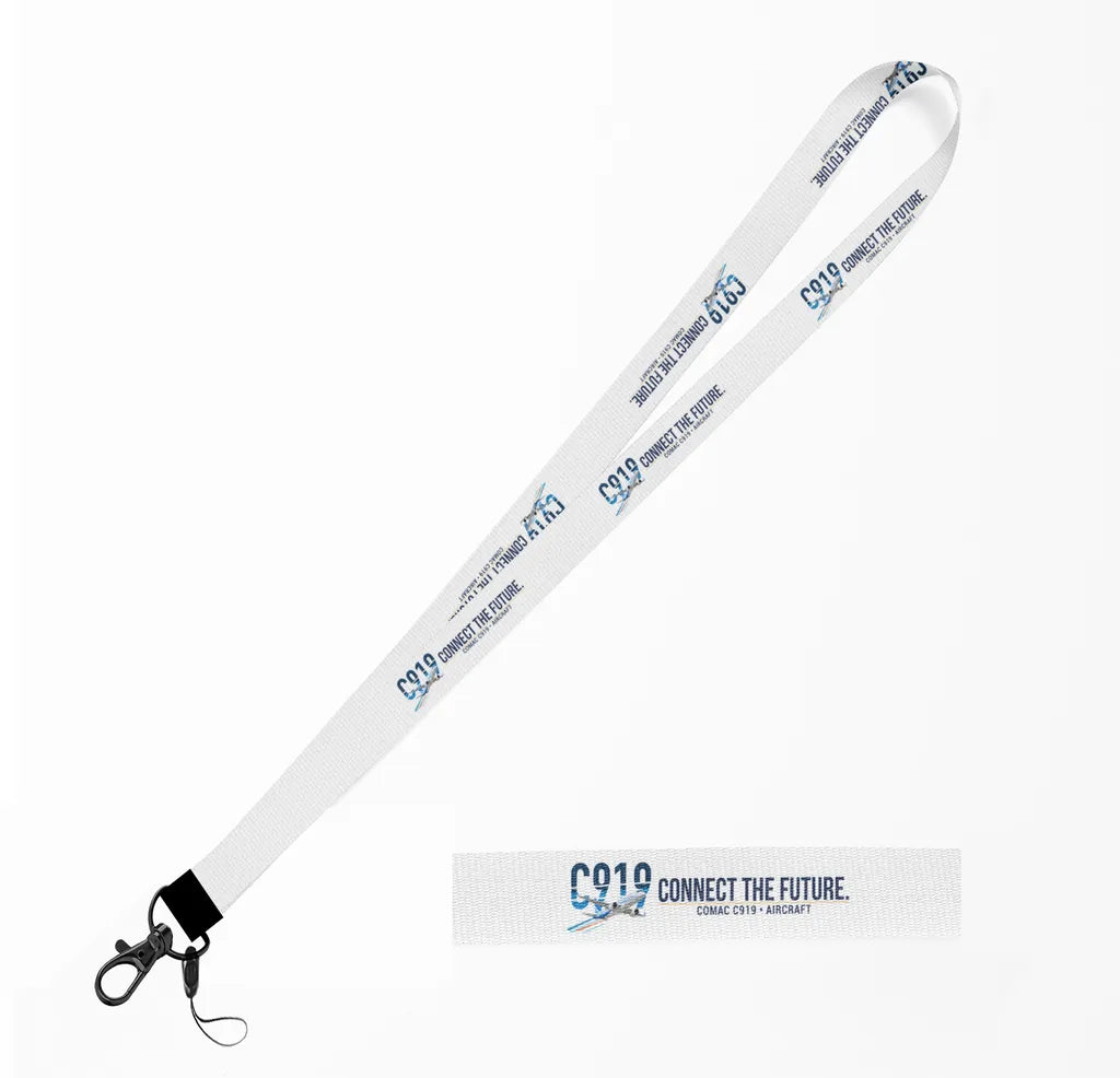 COMAC C919 lanyard - white