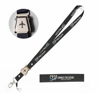 Thumbnail for COMAC C919 seat belt lanyard - black