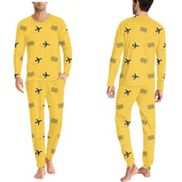Thumbnail for Cadjehoun Airport (COO) Pajamas - Men Pajamas - Yellow