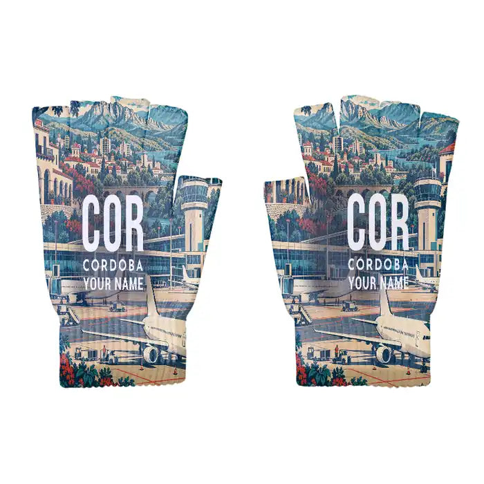 Córdoba Ambrosio Taravella International Airport (COR) Gloves - Gloves - Cut - 3D + Name