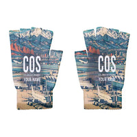 Thumbnail for Colorado Springs Airport (COS) Gloves - Gloves - Cut - 3D + Name