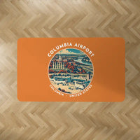 Thumbnail for Columbia Regional Airport (COU) Carpets - Carpet Rectangle - Badge - Orange V2