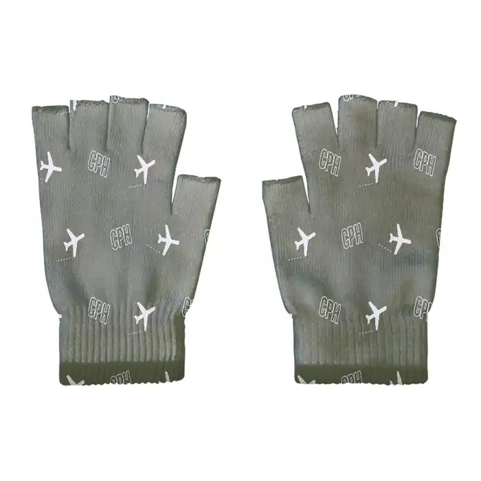 Copenhagen Airport Kastrup (CPH) Gloves - Gloves - Cut - Pattern - Green Army