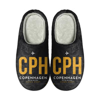 Thumbnail for Copenhagen Airport Kastrup (CPH) Slippers & Flip Flops - Slippers - Cotton - Code - Same - Black