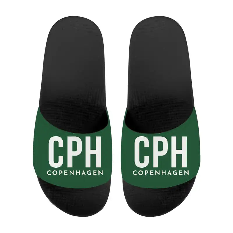 Copenhagen Airport Kastrup (CPH) Slippers & Flip Flops - Slippers - Sport - Code - Green