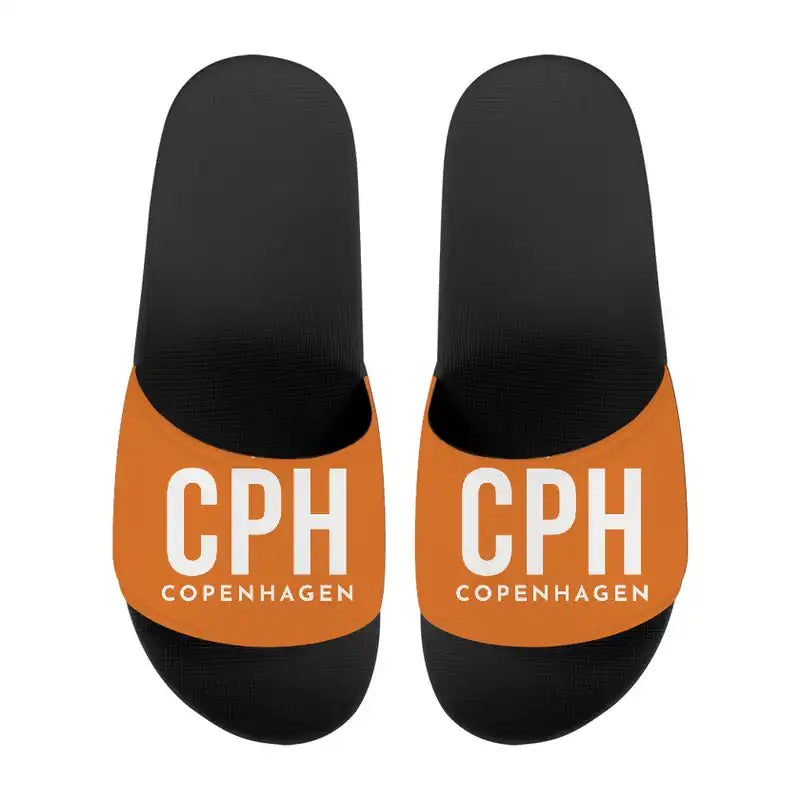 Copenhagen Airport Kastrup (CPH) Slippers & Flip Flops - Slippers - Sport - Code - Orange