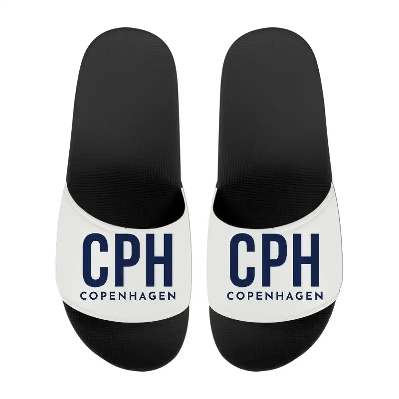 Copenhagen Airport Kastrup (CPH) Slippers & Flip Flops - Slippers - Sport - Code - White