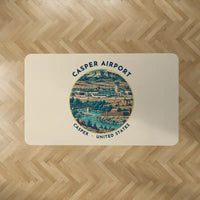 Thumbnail for Casper–Natrona County International Airport (CPR) Carpets - Carpet Rectangle - Badge - Beige V2