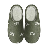 Thumbnail for Casper–Natrona County International Airport (CPR) Slippers & Flip Flops - Slippers - Cotton - Pattern - Green Army