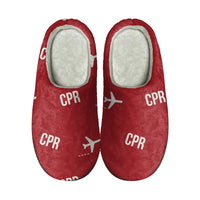Thumbnail for Casper–Natrona County International Airport (CPR) Slippers & Flip Flops - Slippers - Cotton - Pattern - Red