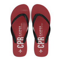 Thumbnail for Casper–Natrona County International Airport (CPR) Slippers & Flip Flops - Slippers - Flip Flops - Code - Red