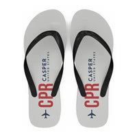 Thumbnail for Casper–Natrona County International Airport (CPR) Slippers & Flip Flops - Slippers - Flip Flops - Code - White