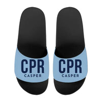 Thumbnail for Casper–Natrona County International Airport (CPR) Slippers & Flip Flops - Slippers - Sport - Code - Light Blue