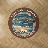 Thumbnail for Cape Town International Airport (CPT) Carpets - Carpet Round - Badge - Brown V2