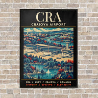 Thumbnail for CRA - Poster - Canvas Framed - Black