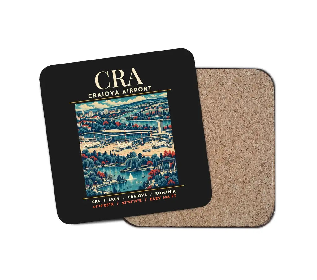 CRA - Poster - Coaster - Black