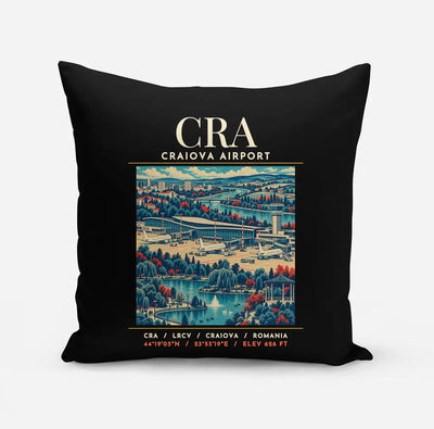 CRA - Poster - Pillow - Black