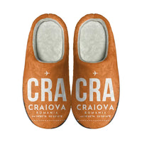 Thumbnail for Craiova International Airport (CRA) Slippers & Flip Flops - Slippers - Cotton - Code - Same - Orange