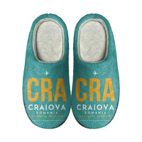 Thumbnail for Craiova International Airport (CRA) Slippers & Flip Flops - Slippers - Cotton - Code - Same - Turquoise