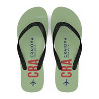 Thumbnail for Craiova International Airport (CRA) Slippers & Flip Flops - Slippers - Flip Flops - Code - Light Green