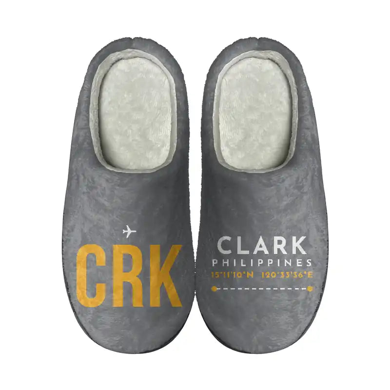 Clark International Airport (CRK) Slippers & Flip Flops - Slippers - Cotton - Code - Different - Gray